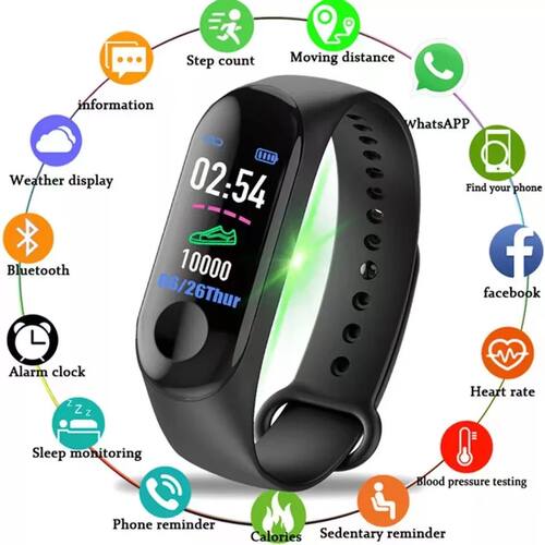 Sport M3 Smart Watch Smartwatch Bracelet M3 Pro Wristband Sm