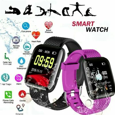 116 Plus Smart Watch Blood Pressure Monitor D13 Bluetooth Br