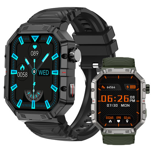 Gw55 Smart Watch Bluetooth Call Outdoor Three-proof Sports P