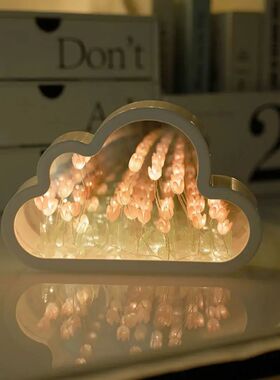 1pc Handmade DIY Creative Gift Tulip Flower Sea Night Atmosp