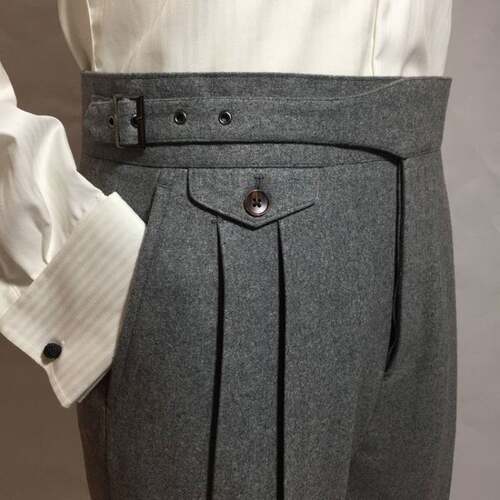 Heavyweight Worsted Wool Trousers Gorg World War Ii Style Mi