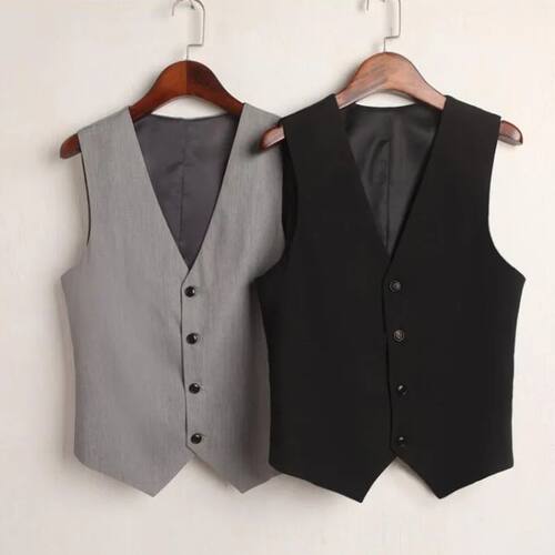 #0710 Summer V-Neck Vest Women Thin Loose Waistcoat Single B