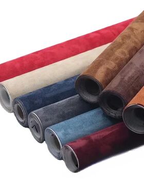 Multi Color Black Self Adhesive Suede Fabric Sticky Velvet L