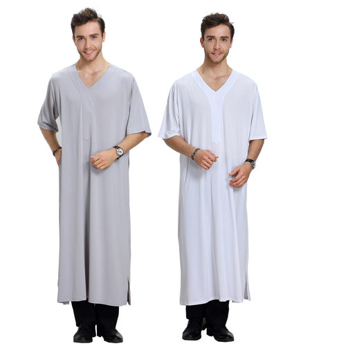 Factory In Stock Middle East Seven V-neck Men's Robe, Th806