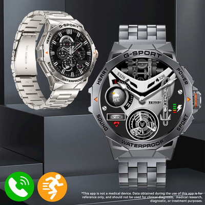 Lige/men's Business Smart Watch Bluetooth Call Multi-functio