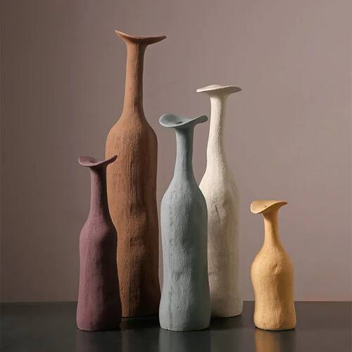Nordic style Modern Home Decoration Morandi Color Vase Decor