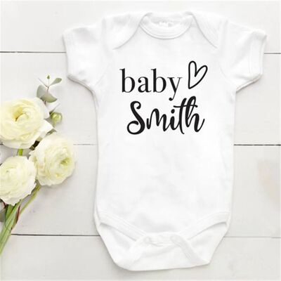Personalized baby bodysuit Custom baby gift tenue d'annivers