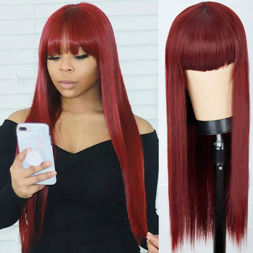 Female Long Hair High Temperature Silk Full Head ver  Long S