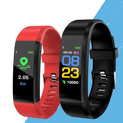 Id115 Plus Color Screen Smart Bracelet Sports Waterproof Ped