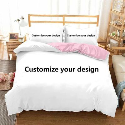 3D Printed Custom Bedding Set Microfiber Customized Duvet ve