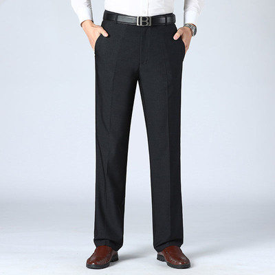 Thick Casual Trousers, Men's Suit Trousers, Middle-aged And