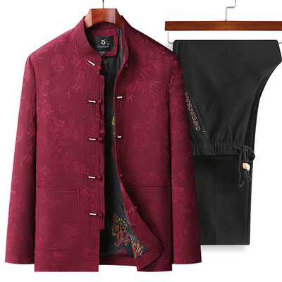 Tang Suit Men's Middle-aged And Elderly Dad's Suit Chinese S