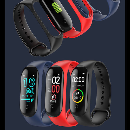 M4 Smart Bracelet M3 Smart Bracelet Sports Gift Smart Pedome
