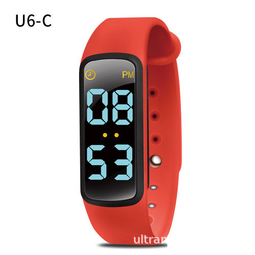 U6-c Color Alarm Clock Waterproof Music Lights Remind Smart
