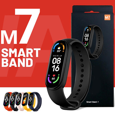 Band 7 Smart Watch Men Women Smartband Heart Rate Smartwatch
