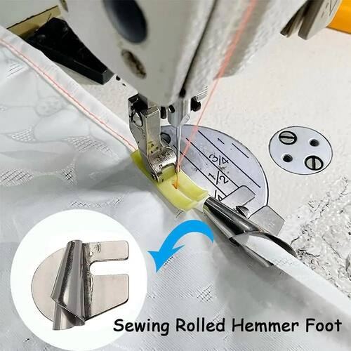 Sewing Rolled Hemmer Foot 3mm-10mm Sewing Machine Presser Fo