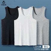 Pure Cotton Bottoming Vest Sports Loose Men