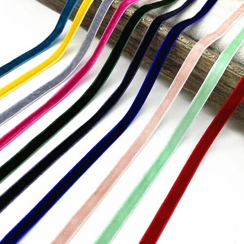 6-38mm Velvet Ribbon Wedding Party Decoration Handmade  Gift