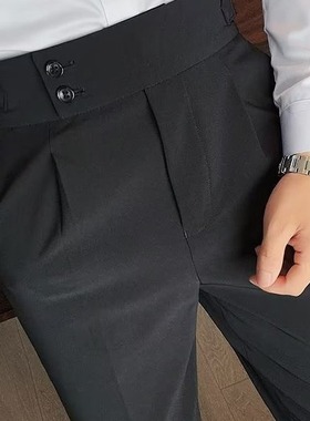 Naples Trousers, Men's Korean Style Slim-fitting Pants, Retr