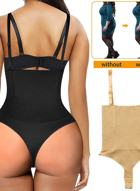 Sexy Body Shapewear Thong Waist Trainer Corset Open Bust Bod