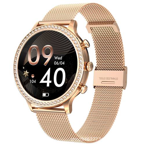 I70 Women's Music Call Smart Watch Pedometer Heart Rate Bloo