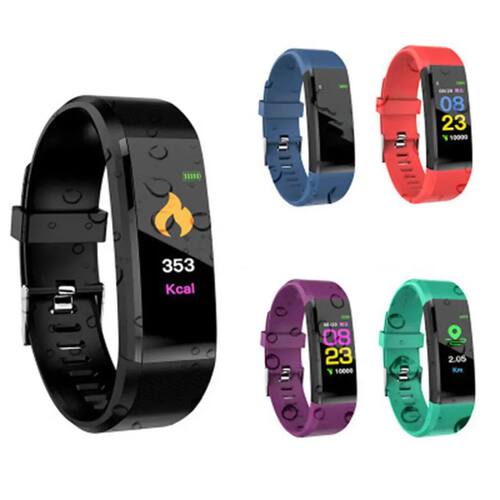 115Plus Health Bracelet Fitness Band Heart Rate Blood Pressu