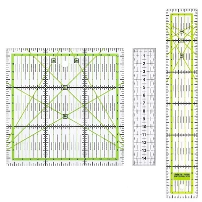 1/2pcs 15cm Quilting Patchwork Ruler Fabric Cloth Cutting Ru
