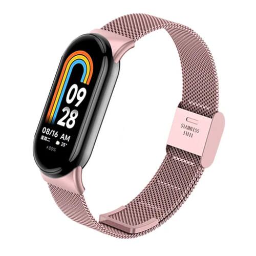 Strap For Xiaomi Mi Band 8 MIlan Wrist Metal Bracelet Screwl