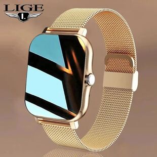 LIGE 2024 Smart Watch For Men Women Gift Full Touch Screen S