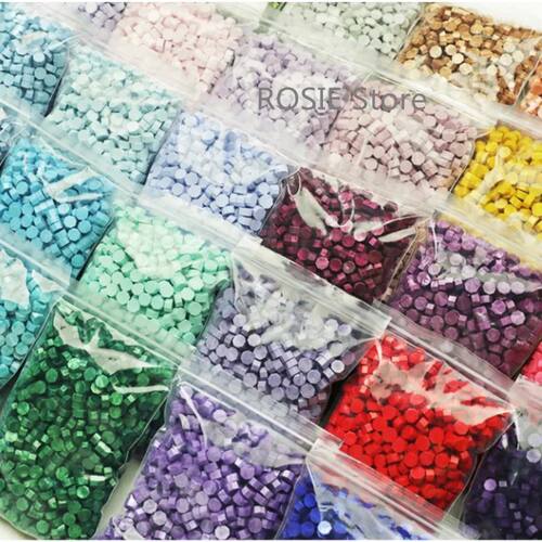 205Pc Retro Sealing Wax Seal Stamp Wax Beads Scrapbook Mater