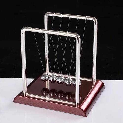 Newton Cradle Balance Steel Balls School Teaching Supplies P