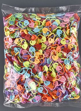 100/150/500/1000pcs Colorful Plastic Knitting Tools Resin Cl
