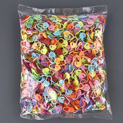 100/150/500/1000pcs Colorful Plastic Knitting Tools Resin Cl