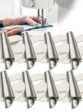 Stainless Steel Sewing Rolled Hemmer Foot 3mm-10mm Durable S