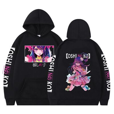 Hoodies Oshi No Ko Anime Manga Printed Vintage Sweatshirts M