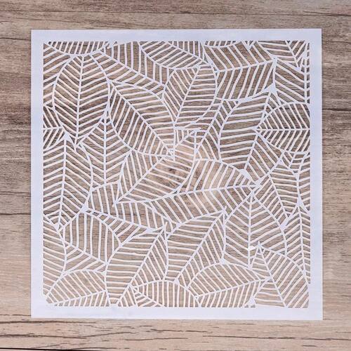 13 cm  Flower Leaf DIY Painting Stencil for Scrapbooking Sta