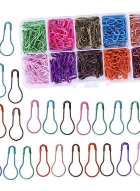 100Pcs Safety Bulb Pins Clothing Tag Calabash Crochet Stitch