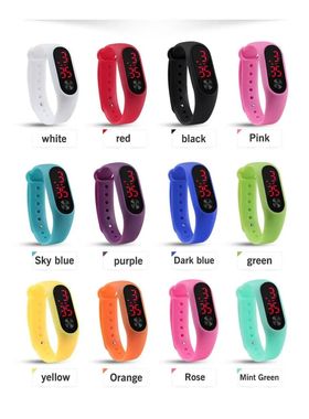 Male Famale Casual Bracelet Watches Outdoor Sports LED Elect