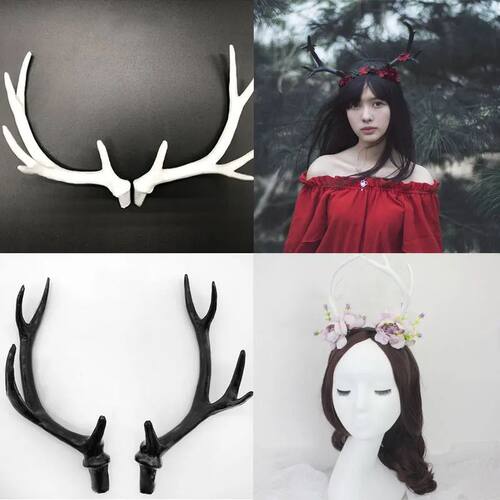 Christmas Reindeer Antlers Simulation Deer Horn Handcraft Co