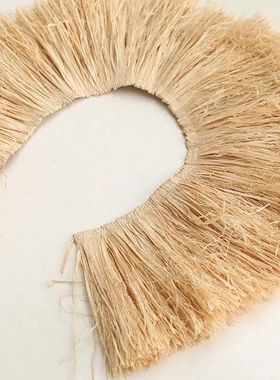 Natural Raffia Straw Tassels Ornament Jute Lafite Grass Furn