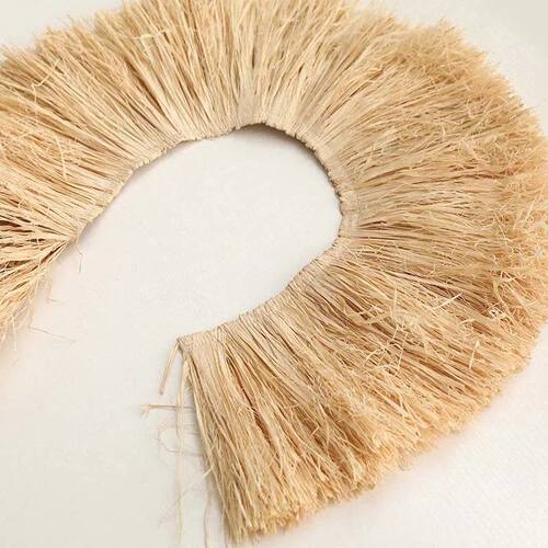 Natural Raffia Straw Tassels Ornament Jute Lafite Grass Furn