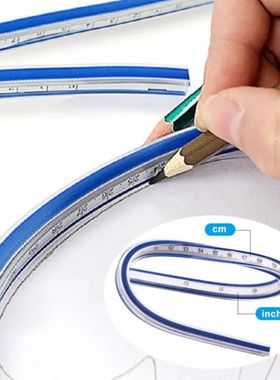 30cm Curved Ruler for Sewing Soft Flexible English and Metri
