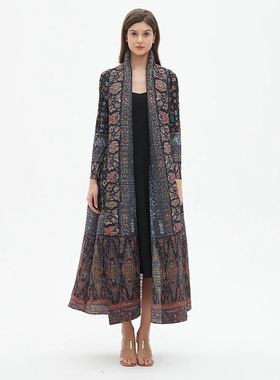 Pleats Autumn/Winter New 2024 Versatile Long Sleeved Windbre