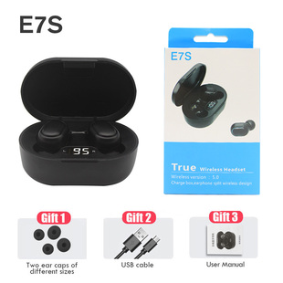 Fone Bluetooth Earphones TWS Sport Wireless Stereo Gamin E7S