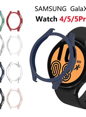 Watch Case ver for  Galaxy Watch 4 40mm 44mm，Hard PC Bumper