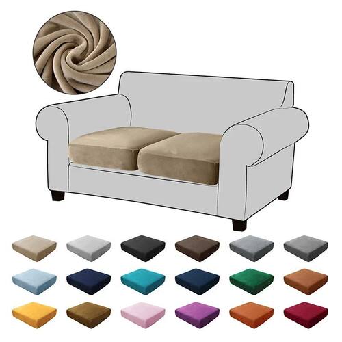 Velvet Sofa Seat Cushion vers For Living Room Plush Sofa Cus