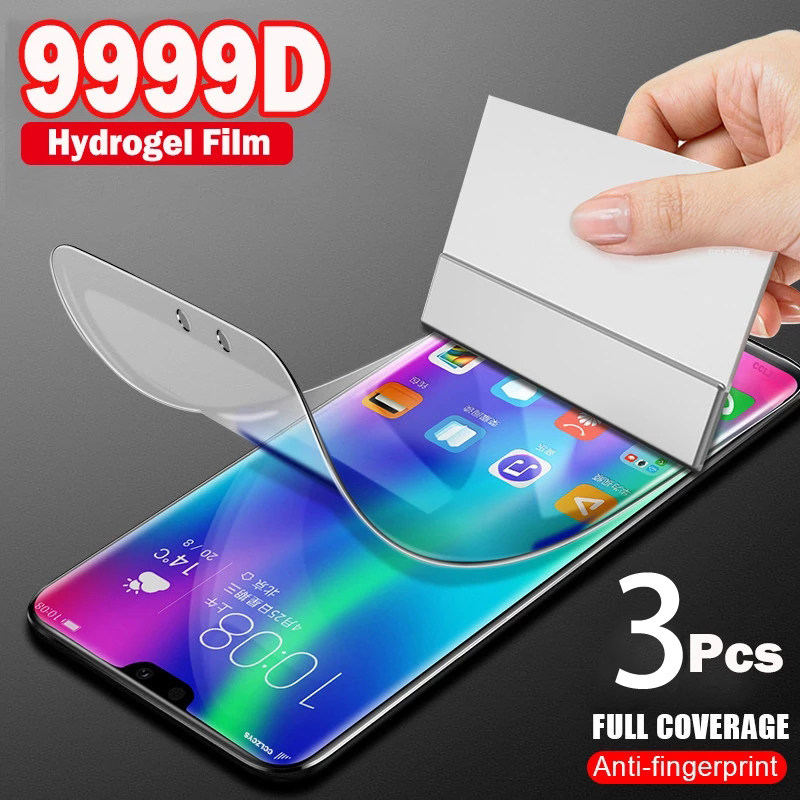 3Pcs Hydrogel Film HD Screen Protector For Google Pixel 6 5