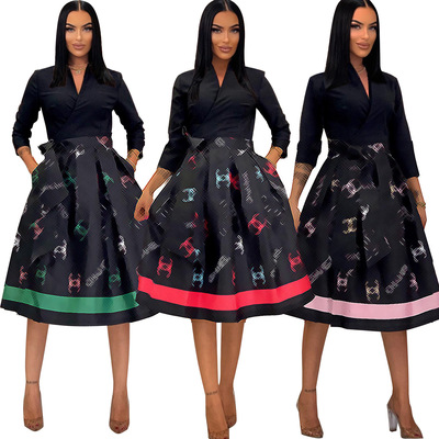 Dd0029 Women's Fashionable And Elegant Pleated Skirt With Hi