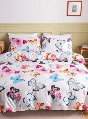 Luxury Bedding Sets 2/3 Pcs Nordic Butterfly Pattern Norther