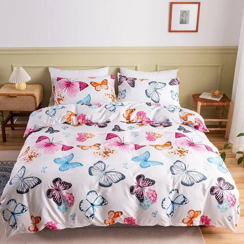 Luxury Bedding Sets 2/3 Pcs Nordic Butterfly Pattern Norther